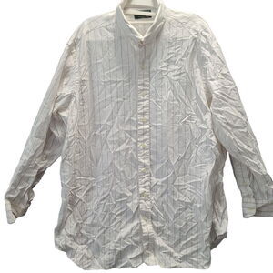 Custom Taylor By Tom James Mens Button Up Shirt Multicolor Size XL Long Sleeve